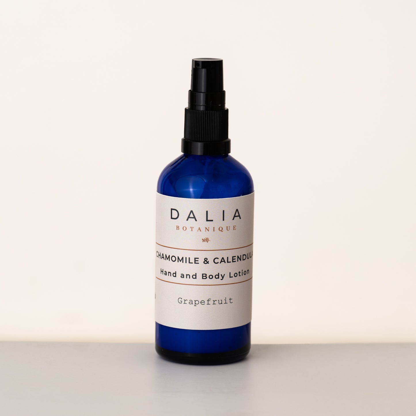 Chamomile and Calendula Hand and Body lotion Grapefruit scent.