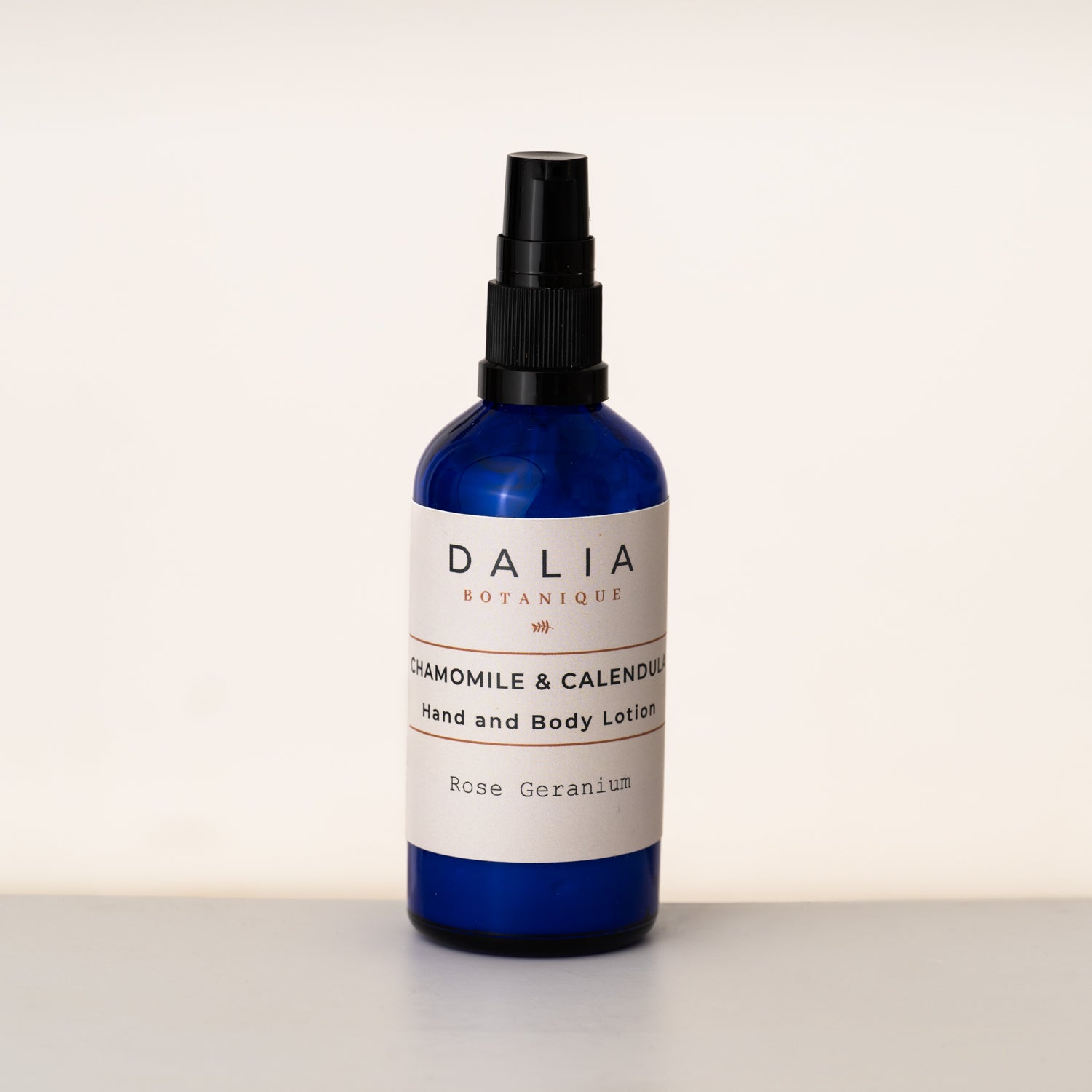 Rose Geranium hand and body lotion.